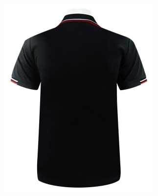 เสื้อโปโลสีดำขลิบแดง MN Polo - Image 4