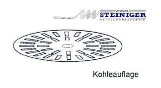 Vogtlandgrill Kohleauflage Classic Rundo Grill 12 – Original Zubehör