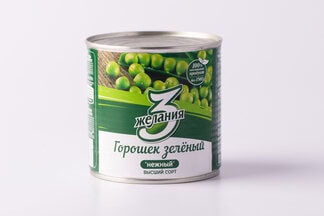Горошек зеленый 3 желания 400 г