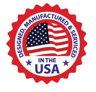 Designed, manufactured and serviced in the USA