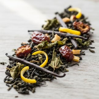 Tisane Détox Gourmande Bio : Thé Vert Sencha, Datte & Ortie Fortifiante
