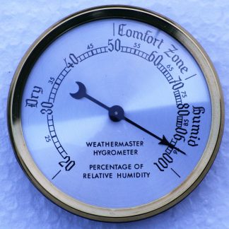 Silver dialed Hygrometer