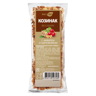 Козинаки из полбы с имбирем и шип ВАСТЭКО 20 г