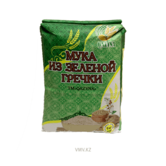 Мука из зеленой гречки 1 кг Qazyna