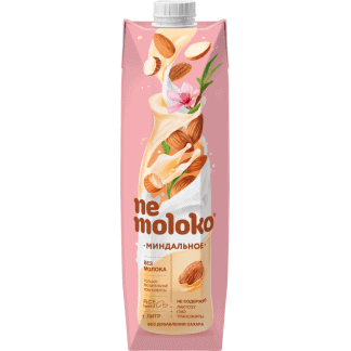 Nemoloko напиток миндальный на соевой основе обогащенный витаминами professional 1 л