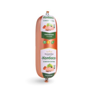 Колбаса пшеничная со вкусом ветчины ВВ 400 г