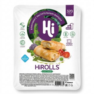 Hi Блинчики с растительным фаршем ЗАМ, лоток 320г (6)