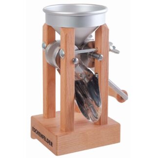 Eschenfelder Flockenquetsche manuell aus Holz & Edelstahl