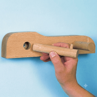 Hawos Kornkraft Wandhalter für 1 oder 2 Getreidesäcke Massivholz Sackhalterung Halter