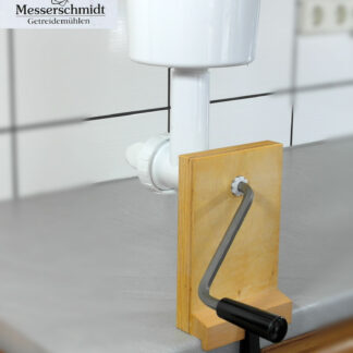 Messerschmidt Handmühle mit Stahlmahlwerk erweiterbar