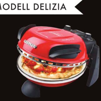 G3 Ferrari Pizzaofen Turbo Pizzamaker Delizia G10006 Pizzamaker Miniofen rot