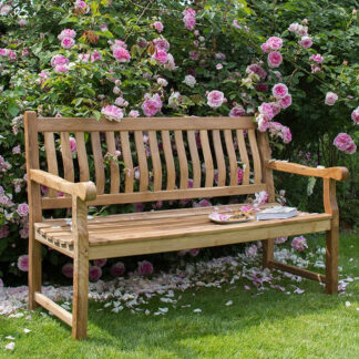 Gartenmöbel Gartenbank Teak Mendip Bank Breite 140 -190 cm