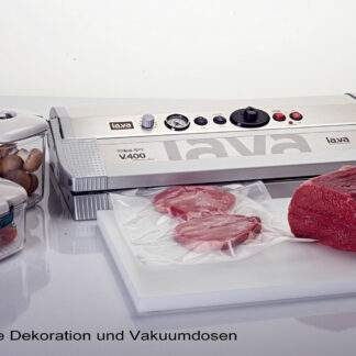 Lava Profi Vakuumiergerät V.400 Premium Vakuumgerät Profi auch für Gewerbe