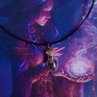 Pendentif fiole d'intention Femme sage