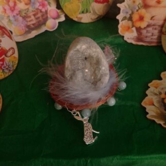 Nid d'𝓭'𝓞𝓼𝓽𝓪𝓻𝓪, aigue marine et célestite