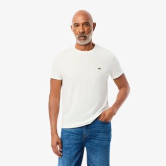 Camiseta Lacoste Blanco Algodón Pima