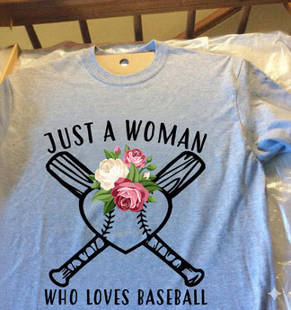 Baseball Lover Shirt for Women – Just a Woman Who Loves Baseball
