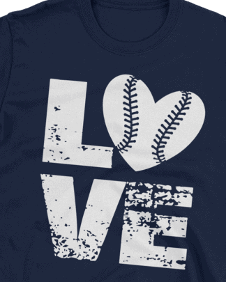 love baseball Short-Sleeve Unisex T-Shirt