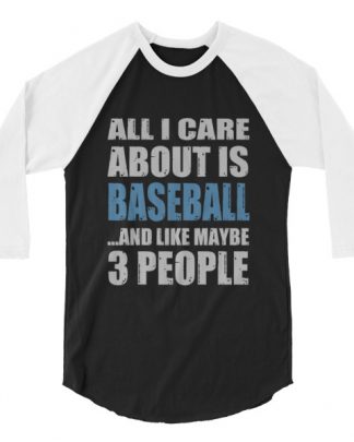 3/4 sleeve raglan baseball shirt