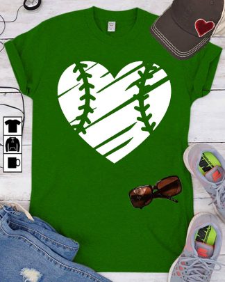 heart baseball shirt