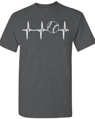 baseball heartbeat shirt