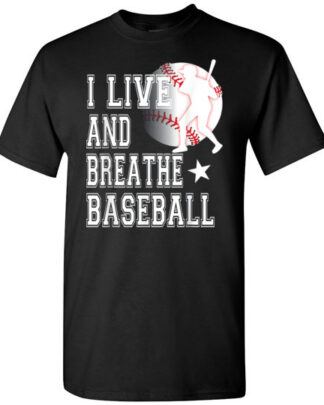 i live and breathe baseball unisex Gildan Short-Sleeve T-Shirt