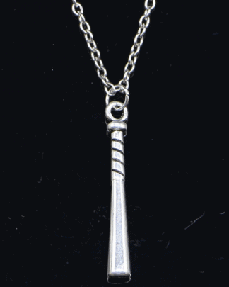 New Fashion Necklace 35x5mm baseball bat club Pendants Short Long Women Men Colar Gift Jewelry Choker