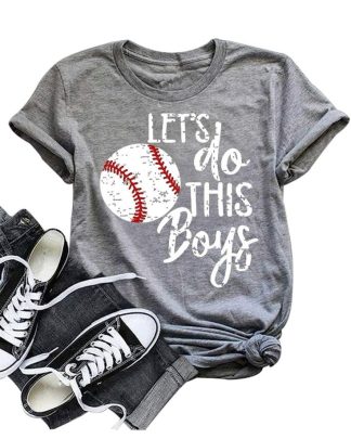 Let's Do This Boy Baseball Mom Tshirt