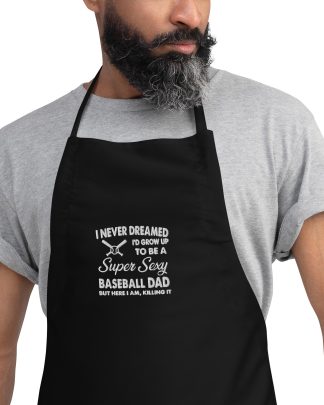 baseball dad Embroidered Apron