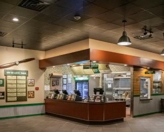 cost of wingstop franchise with image of interior
