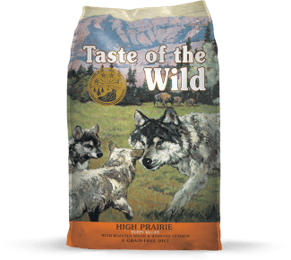 Taste of the Wild ТОУ – Храна за куче ПЪПИ с бизон и елен – 2 кг – HIGH PRAIRIE PUPPY INTL