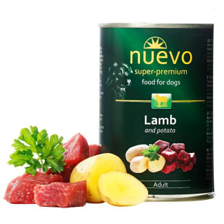 Nuevo Dog Adult Lamb & Potatoes - 400г