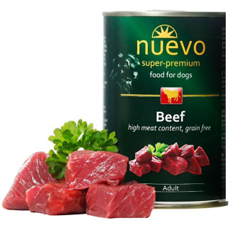 Nuevo Dog Adult Beef - 400г
