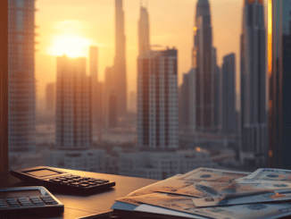 Steuern Sparen Dubai - Blick über die Skyline und den Burj Khalifa