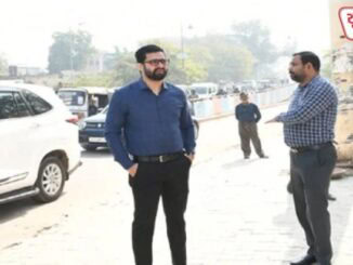 The Municipal Commissioner inspected the beautification by visiting the streets