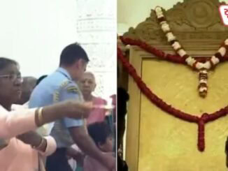 President Droupadi Murmu installed the 'Shri Ram Yantra' at the Ram Temple