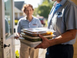 Essen auf Rädern Lieferung