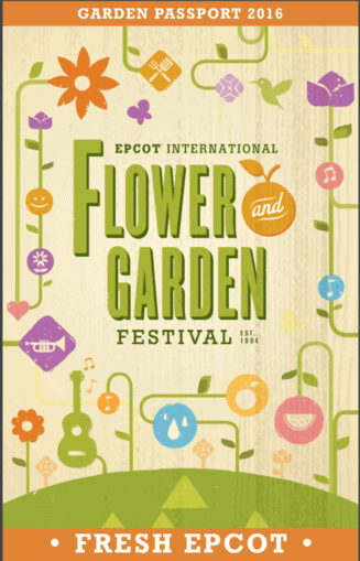 2016 Garden Passport - Epcot International Flower & Garden Festival