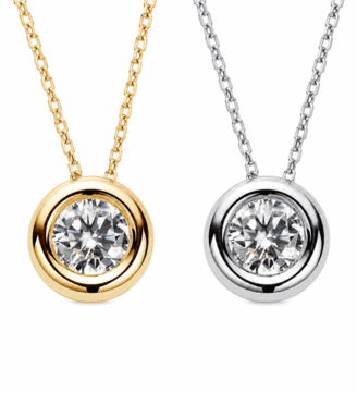Moissanit Bubble Halskette Torvane 1 Karat GLAMAVERA