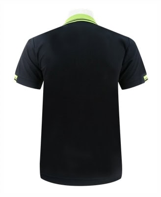 เสื้อโปโลสีดำปกเขียว MN Polo - Image 5