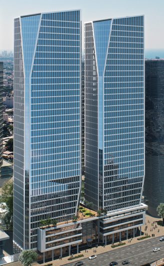 משרדים במתחם יצחק שדה - תאומי רובינשטיין tou towers