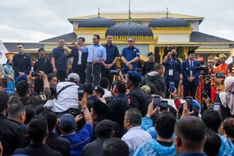 Foto Safari Politik Perdana Anies Baswedan di Medan 4