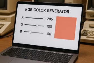 Generator kolorów RGB na stronę www