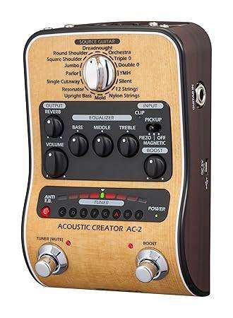 Zoom AC-3 Acoustic Guitar Creator (Brown) - Image 5