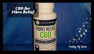 Fibro Relief CBD capsules from Every Day Optimal - a review from Counting My Spoons