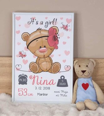 otroski okvir medvedek puncka scaled