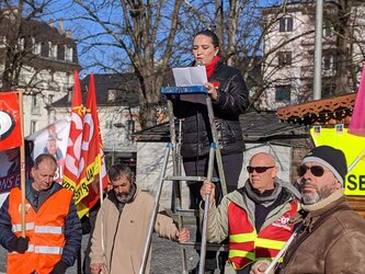 Tarbes, manifestation nocturne contre la réforme des retraites