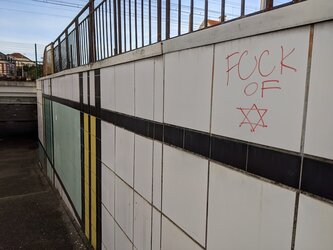 Un graffiti antisémite découvert à Tarbes
