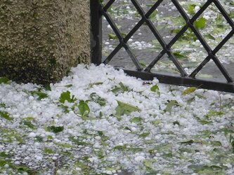 De violents orages de grêle se sont abattus sur Toulouse et jusqu'au Tarn