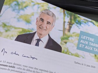 Trémège écrit aux Tarbais en oubliant de rappeler qu'il veut fermer l'hôpital de Tarbes